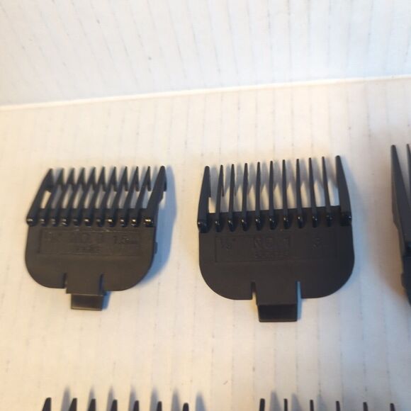 Andis Speed Master Genuine Combs Attachments Lot Of 9 Blade Clipper - Picture 2 of 7